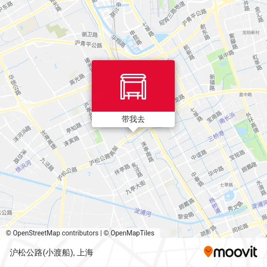 沪松公路(小渡船)地图