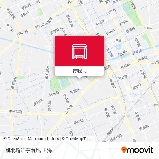 姚北路沪亭南路地图