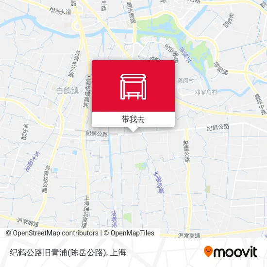 纪鹤公路旧青浦(陈岳公路)地图