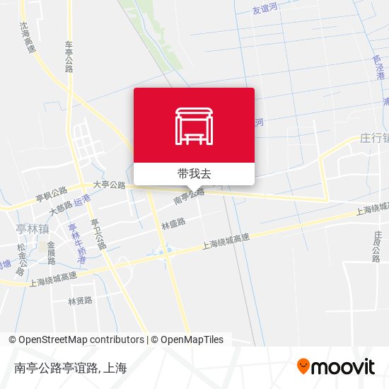 南亭公路亭谊路地图