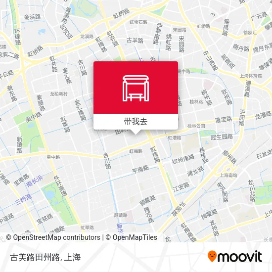 古美路田州路地图