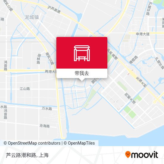 芦云路潮和路地图
