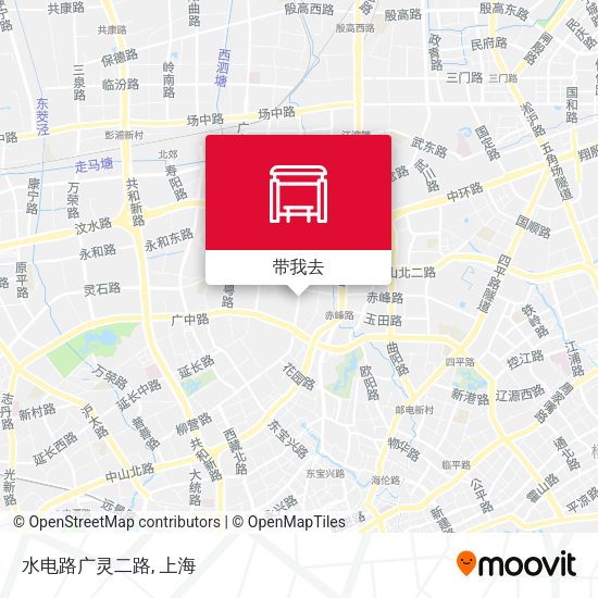 水电路广灵二路地图