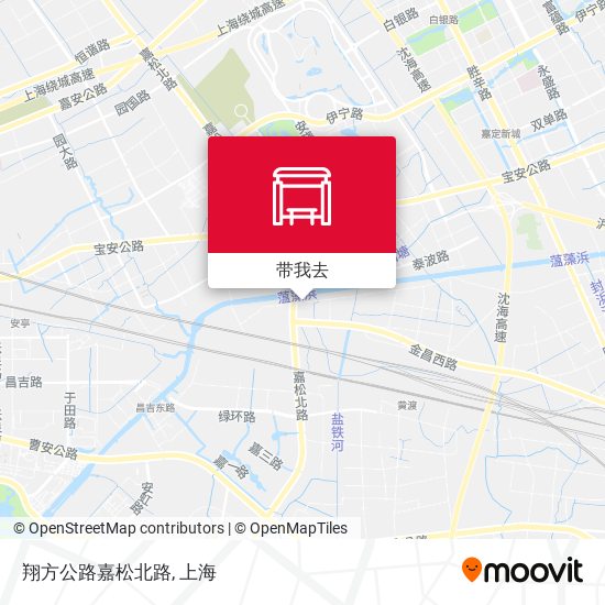 翔方公路嘉松北路地图
