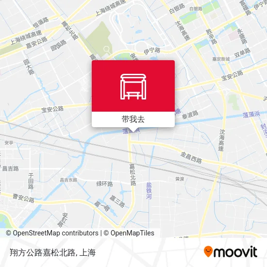 翔方公路嘉松北路地图