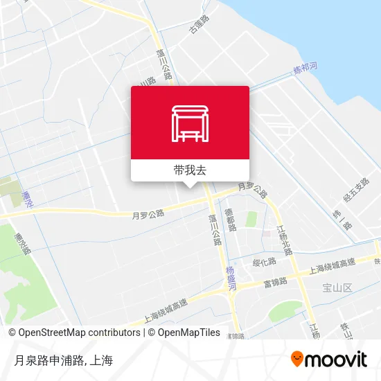 月泉路申浦路地图