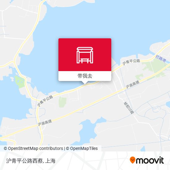 沪青平公路西蔡地图