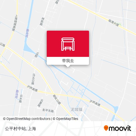 公平村中站地图