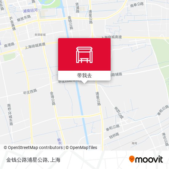 金钱公路浦星公路地图