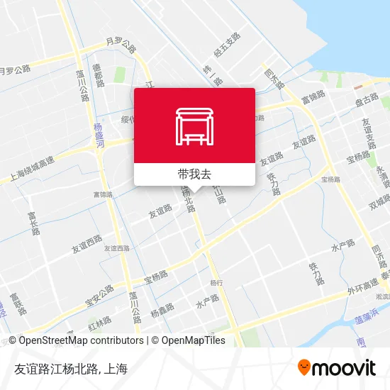友谊路江杨北路地图