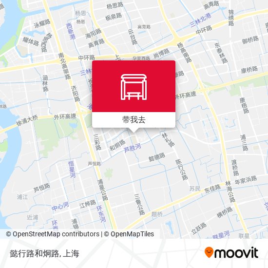 懿行路和炯路地图