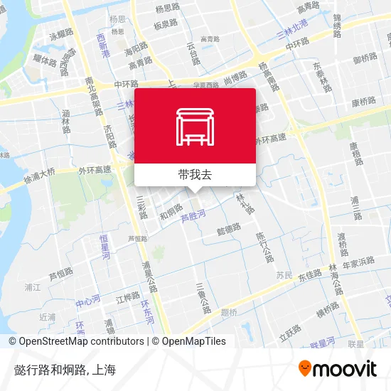 懿行路和炯路地图