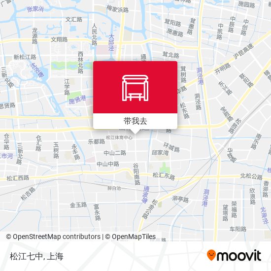 松江七中地图