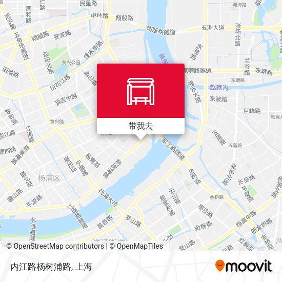内江路杨树浦路地图