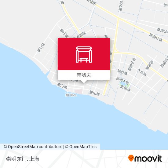崇明东门地图