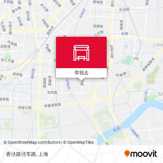 香泾路泾车路地图