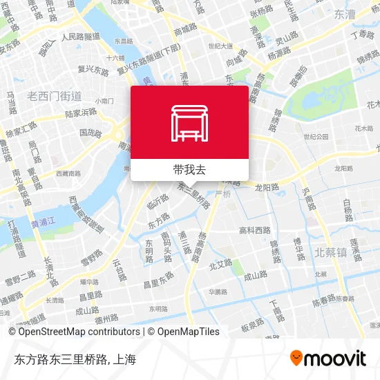 东方路东三里桥路地图