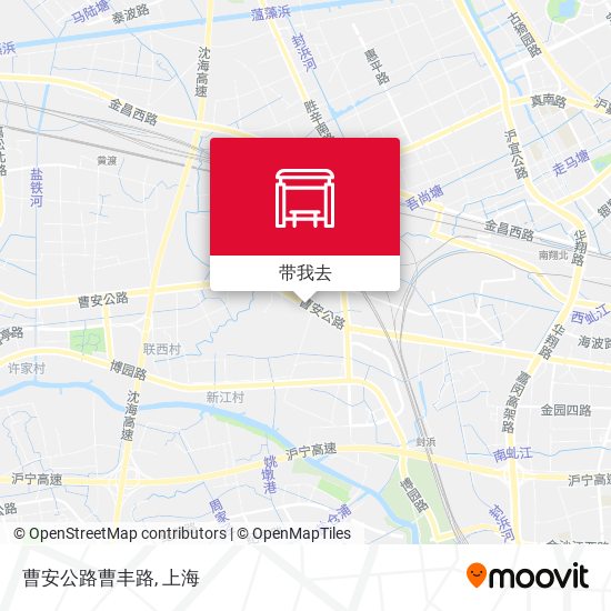 曹安公路曹丰路地图
