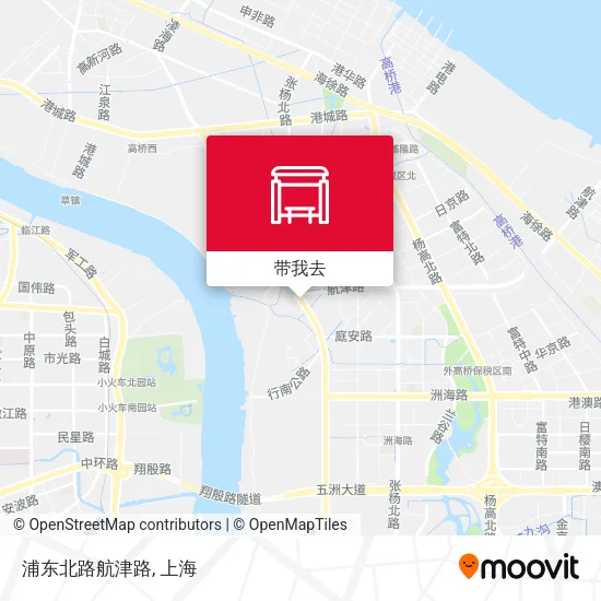 浦东北路航津路地图