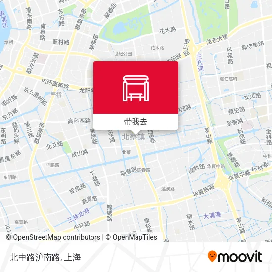 北中路沪南路地图