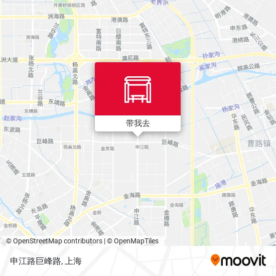 申江路巨峰路地图