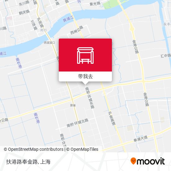 扶港路奉金路地图