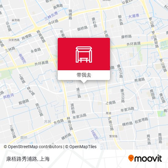 康梧路秀浦路地图