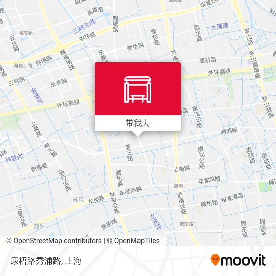 康梧路秀浦路地图