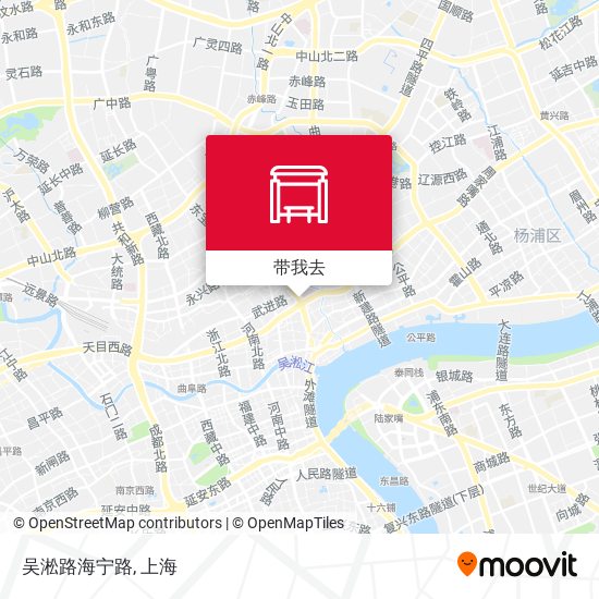 吴淞路海宁路地图