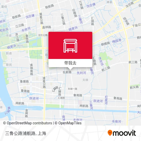 三鲁公路浦航路地图