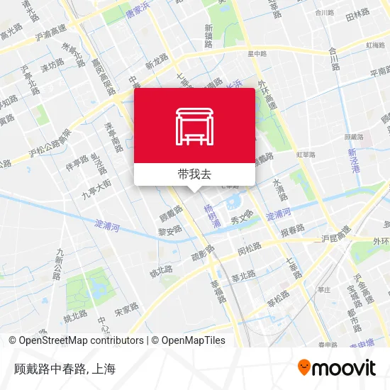 顾戴路中春路地图
