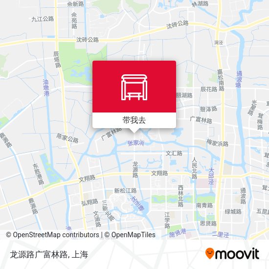 龙源路广富林路地图