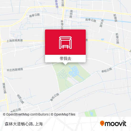 森林大道畅心路地图