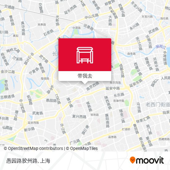 愚园路胶州路地图