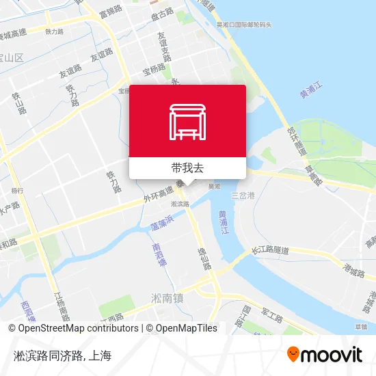 淞滨路同济路地图
