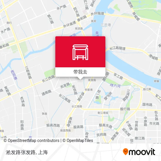 淞发路张发路地图