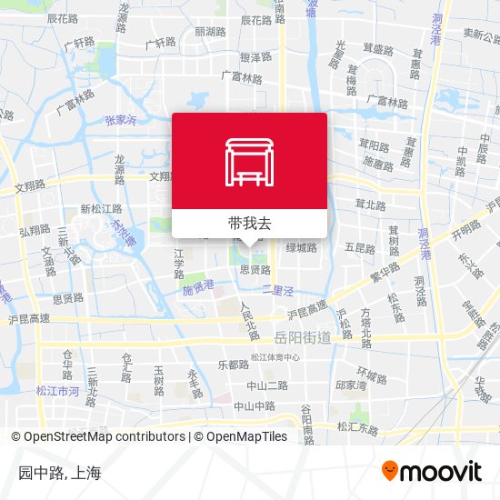 园中路地图