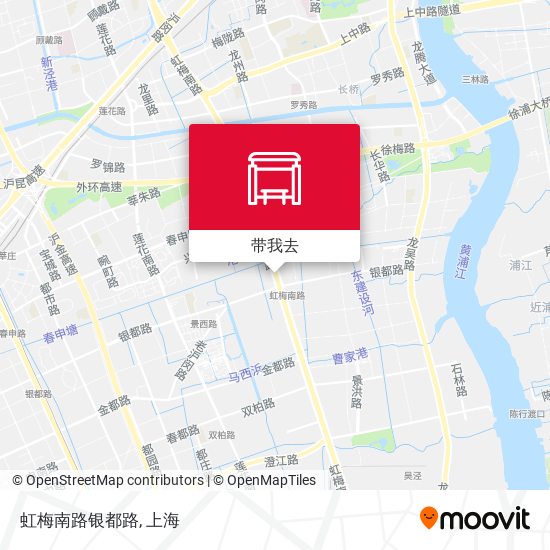 虹梅南路银都路地图