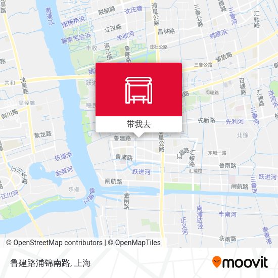 鲁建路浦锦南路地图