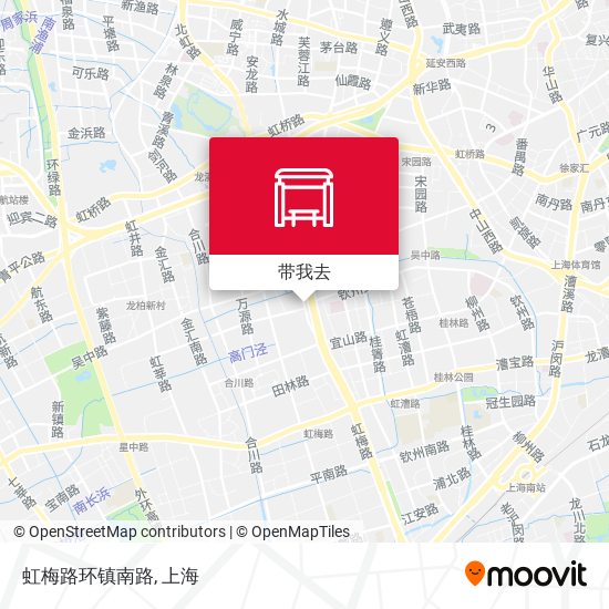 虹梅路环镇南路地图