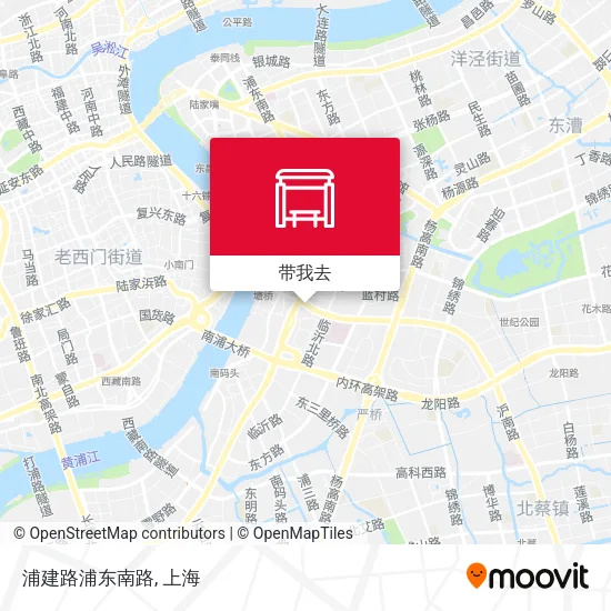 浦建路浦东南路地图
