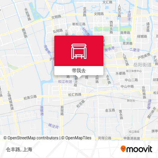 仓丰路地图
