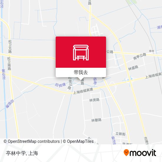 亭林中学地图