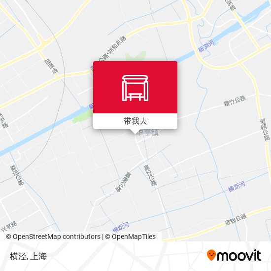 横泾地图
