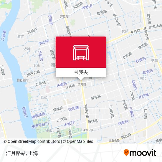 江月路站地图