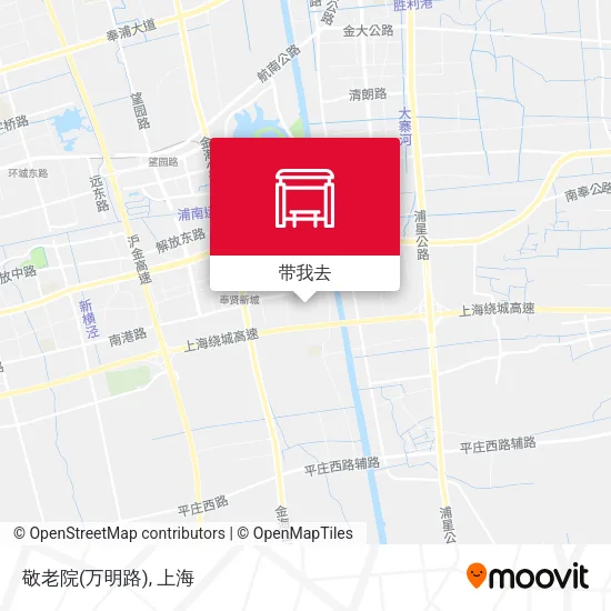 敬老院(万明路)地图