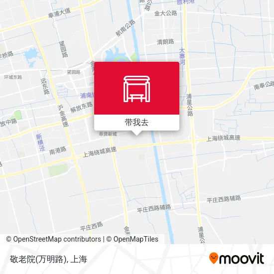 敬老院(万明路)地图