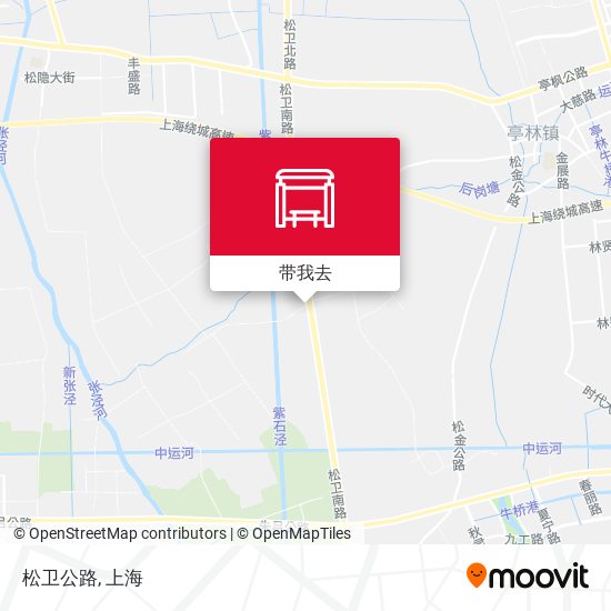松卫公路地图