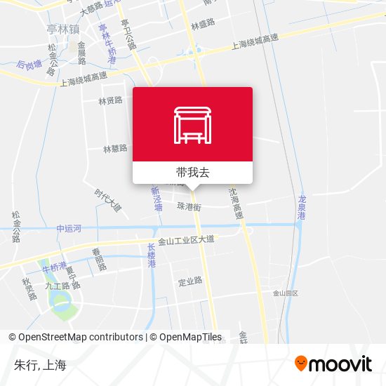 朱行地图
