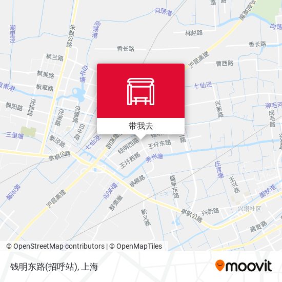 钱明东路(招呼站)地图